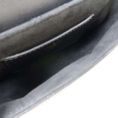 LOUIS VUITTON LV GHW New Wave Shoulder Bag M56461 Calfskin Leather Black