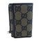 GUCCI GG Key Holder Canvas Navy