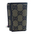 GUCCI GG Key Holder Canvas Navy