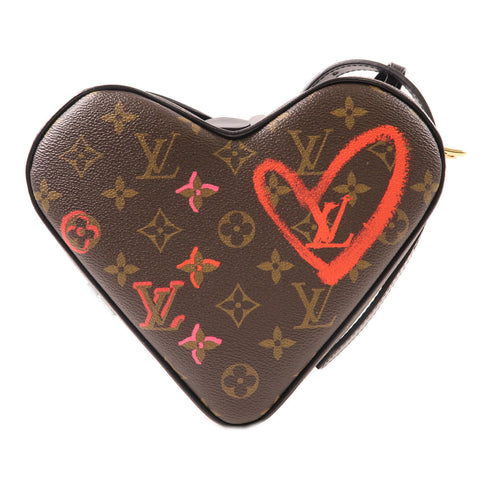 LOUIS VUITTON LV GHW Sac Coeur Fall In Love Shoulder Bag M45890 Monogram Brown