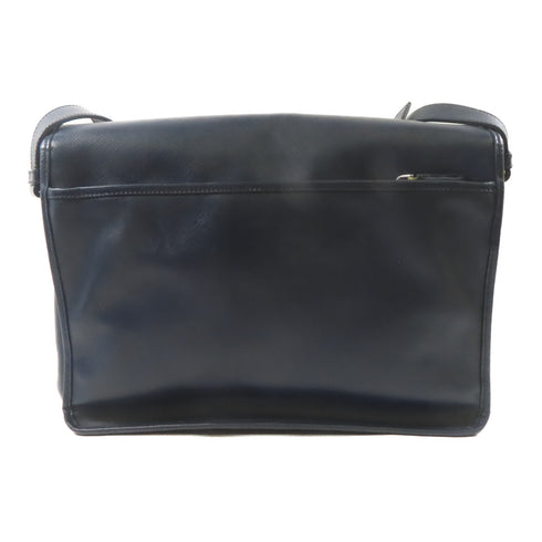 PRADA SHW Shoulder Messenger Bag VA0997 Leather Navy