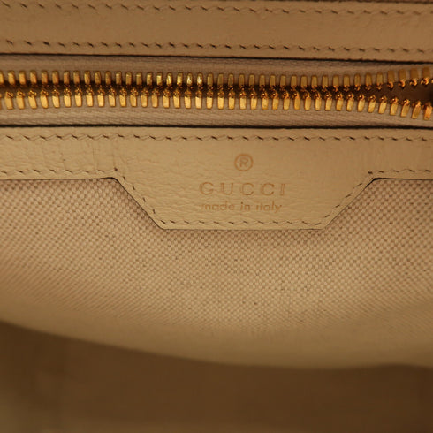 GUCCI GG GHW Backpack PVC Coated Canvas 685769 White