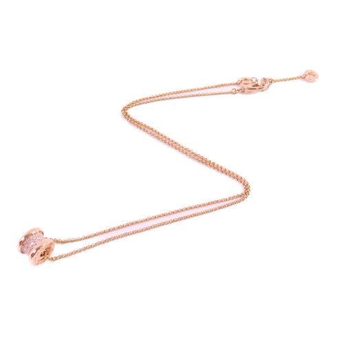 BVLGARI B.Zero1 Diamond Necklace K3WA44 18K Rose Gold