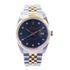 ROLEX Datejust Automatic Watch 16233 18K Gold/Stainless Steel Blue