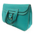 HERMES PHW Halzan 31 2way Shoulder Bag Taurillon Clemence Leather Green