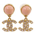 CHANEL CC GHW CC Earrings Metal PVC AB8915 Multi Color Gold Tone Color