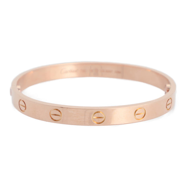 CARTIER Love Bracelet Bangle Accessories 18K Pink Gold Cartier#16
