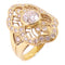 Fine Jewelry Diamond Ring US#6 18K Yellow Gold