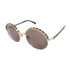 CHANEL CC Sunglasses 4265 Metal PVC Black Gold Tone Color