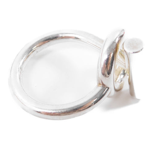 HERMES Echappee Large Model Ring 925 Sterling Silver US#13