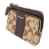 COACH SHW Pouch Canvas Brown
