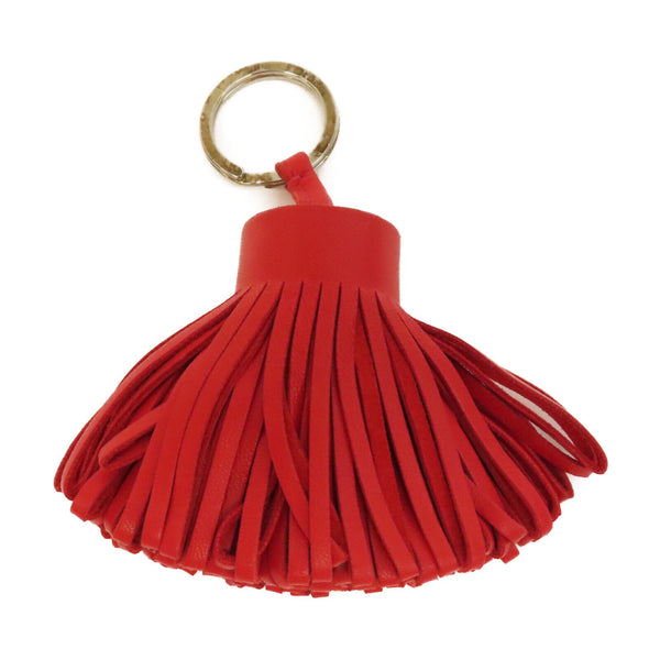 HERMES GHW Carmen Charm Veau Swift Leather Red