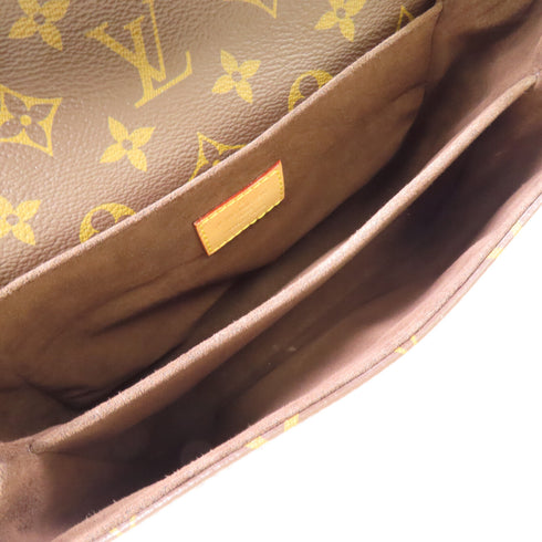 LOUIS VUITTON LV GHW Pochette Metis MM 2 Way Bag M44875 Monogram Brown v1