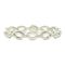 CARTIER Deirdea Diamond Bracelet 18K White Gold 36.4g