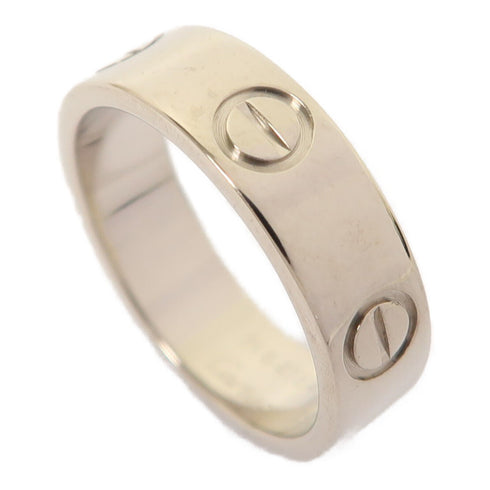 CARTIER Love Ring 18K White Gold US#5.75 #52