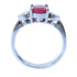 Fine Jewelry 1.34ct Ruby 0.39ct Diamond Ring US#6.5 6.3g PT900 Platinum