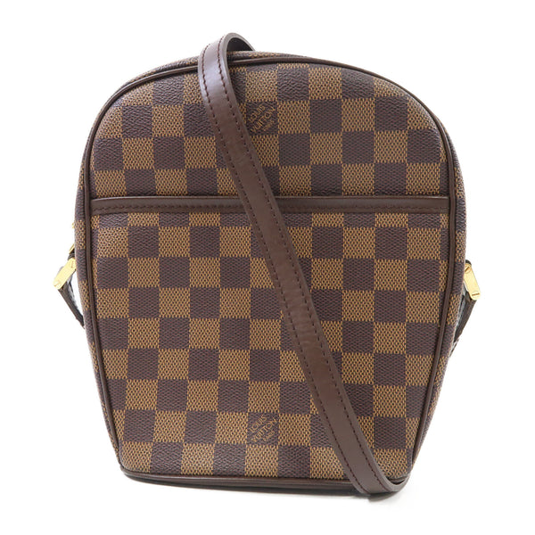 LOUIS VUITTON LV GHW Ipanema PM Shoulder Bag N51294 Damier Brown v1