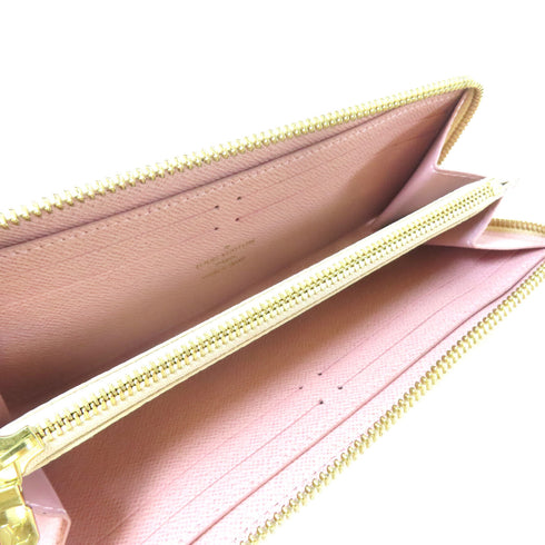 LOUIS VUITTON LV GHW Clémence Long Wallet N61264 Damier Azur White