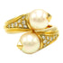BVLGARI Passo Doppio Ring Diamond Pearl 18KYG Gold US#5.75/BVLGARI#51