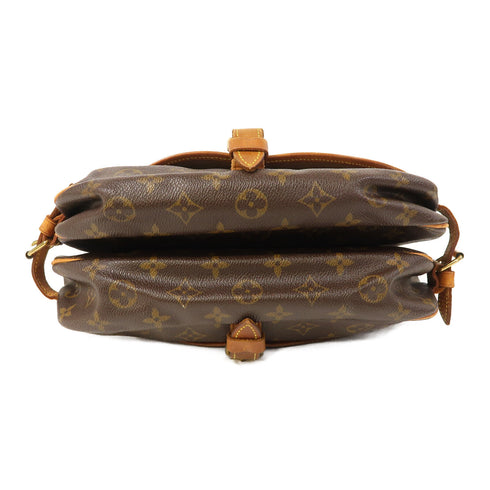 LOUIS VUITTON LV GHW Saumur 30 Shoulder Bag M42256 Monogram Brown