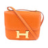 HERMES GHW Constance Mini Shoulder Bag Veau Epsom Leather Orange