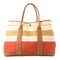 HERMES PHW Garden Party PM Tote Bag Canvas Leather