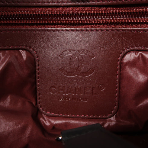 CHANEL CC SHW Coco Cocoon Hand Bag Nylon Black