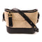 CHANEL CC Gabrielle Small Chain Shoulder Bag Calfskin Leather Black/Beige