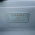 CHANEL Quilted CC GHW Vanity Case Chain Shoulder Bag Calfskin Leather Light Blue