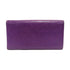 BALENCIAGA GHW City Long Wallet Lambskin Leather Purple