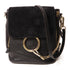 Chloe GHW Backpack Shoulder Bag Calfskin Leather Black