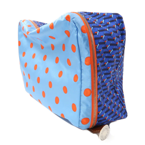 HERMES PHW Pouch Silk Blue