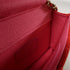 CHANEL Quilted CC GHW Chain Shoulder Bag Canvas Red