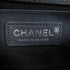 CHANEL Quilted CC SHW Le Boy 25 Chain Shoulder Bag Lambskin Leather Dark Grey