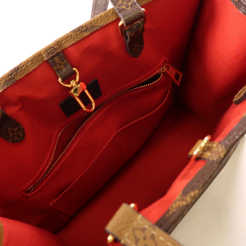 LOUIS VUITTON LV GHW OnTheGo MM 2 Way Shoulder Tote Bag M45039 Monogram Giant