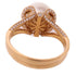 JEWELRY Pearl Diamond Ring 18K Pink Gold US#9.5