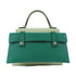 HERMES PHW Kelly Doll 2 Way Shoulder Handbag Veau Epsom Leather Vert Fizz Green