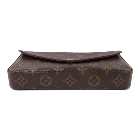 LOUIS VUITTON LV GHW Pochette Felicie Chain Shoulder Bag M61276 Monogram v1