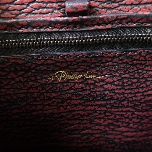 3.1 Phillip Lim SHW 2Way Shoulder Hand Bag Calfskin Leather Red