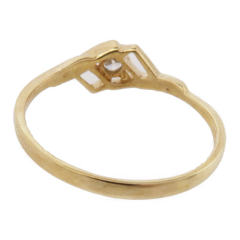 JEWELRY Diamond Ring US#6 18K Yellow Gold
