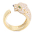 CARTIER Panthere de Cartier Diamond Ring Cartier#54 US#6.75 N4225000 18K YG