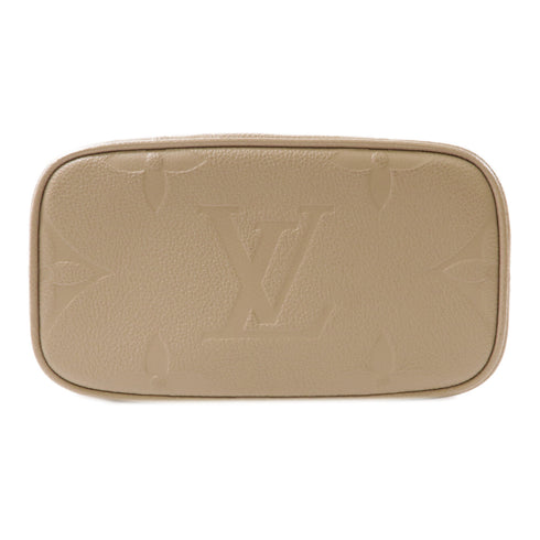 LOUIS VUITTON LV GHW Vanity PM 2 Way Bag M45608 Monogram Empreinte Beige