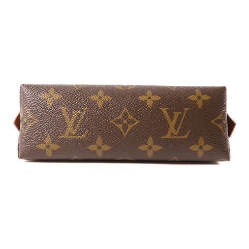 LOUIS VUITTON LV GHW Cosmetic Pouch Clutch M47515 Monogram Brown