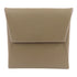 HERMES PHW Bastia Coins Coin Change Case Veau Epsom Leather Etoupe Gray