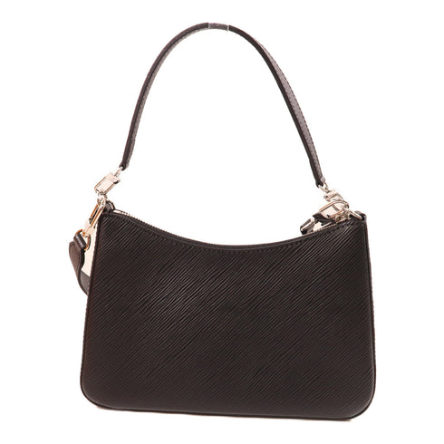 LOUIS VUITTON LV SHW Marelle Handbag Shoulder Bag M80689 Epi Leather Black/White