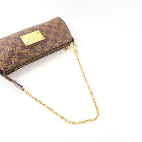 LOUIS VUITTON LV GHW Eva 2 Way Shoulder Bag N55213 Damier Brown