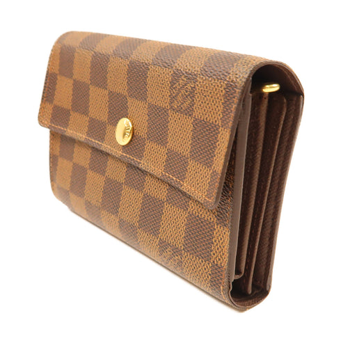 LOUIS VUITTON LV GHW Wallet Damier N63067 Brown