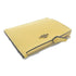 COACH GHW Card Case Calfskin Leather Yellow