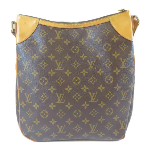 LOUIS VUITTON LV GHW Odeon MM Shoulder Bag M56389 Monogram Brown