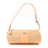 COACH SHW Barrel Handbag Canvas Leather